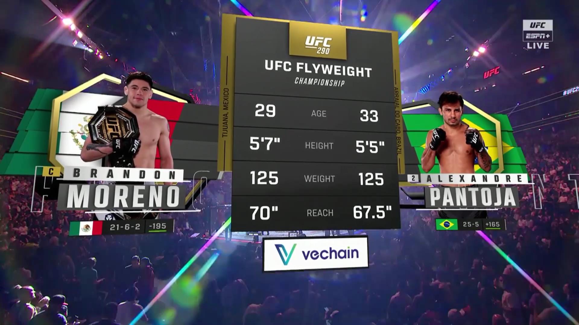 Brandon Moreno Vs Alexandre Pantoja Full Fight UFC 290 Part A MMA V...