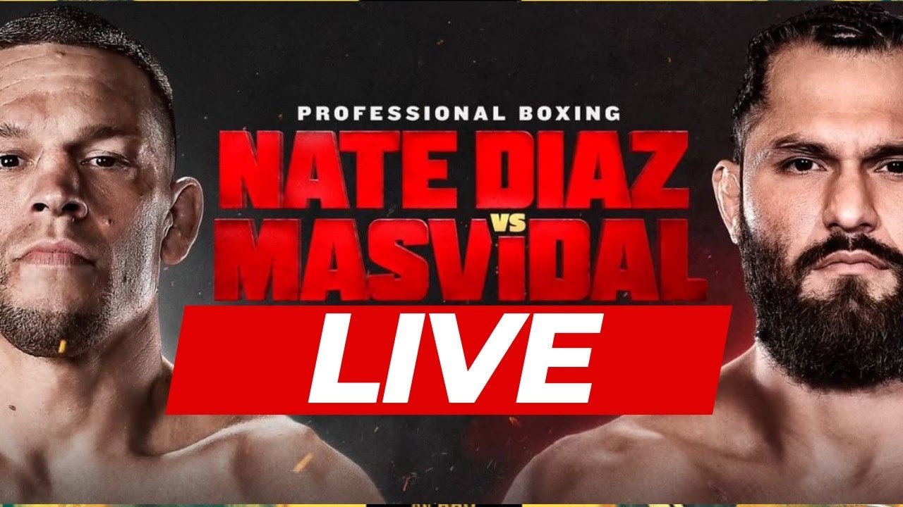 NATE DIAZ VS JORGE MASVIDAL LIVE STREAM Coverage MMA Video