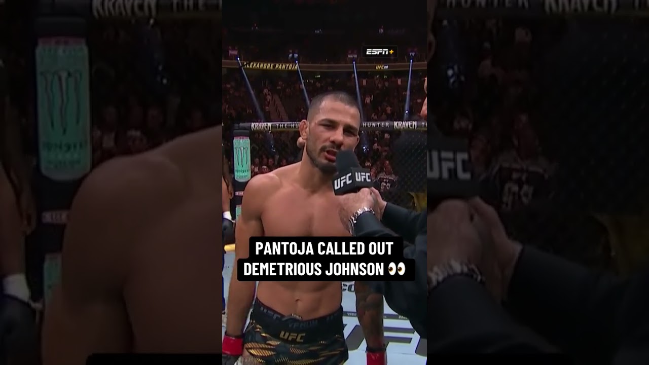 Alexandre Pantoja Called Out Demetrious Johnson 👀 #UFC310 MMA Video