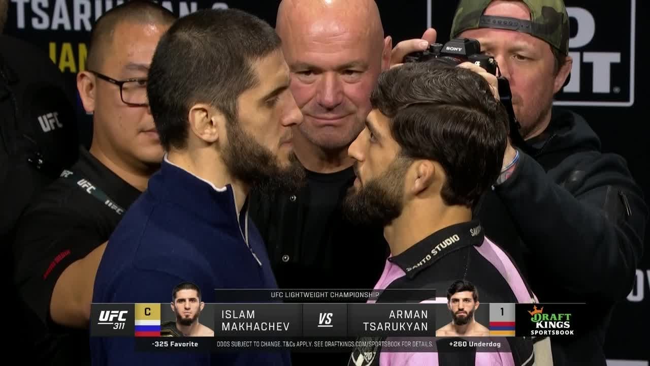 Faceoffs From The Ufc 311 Press Conference Espn Mma Mma Video Faceoffs From The Ufc 311 Press Conference Espn Mma Mma Video
