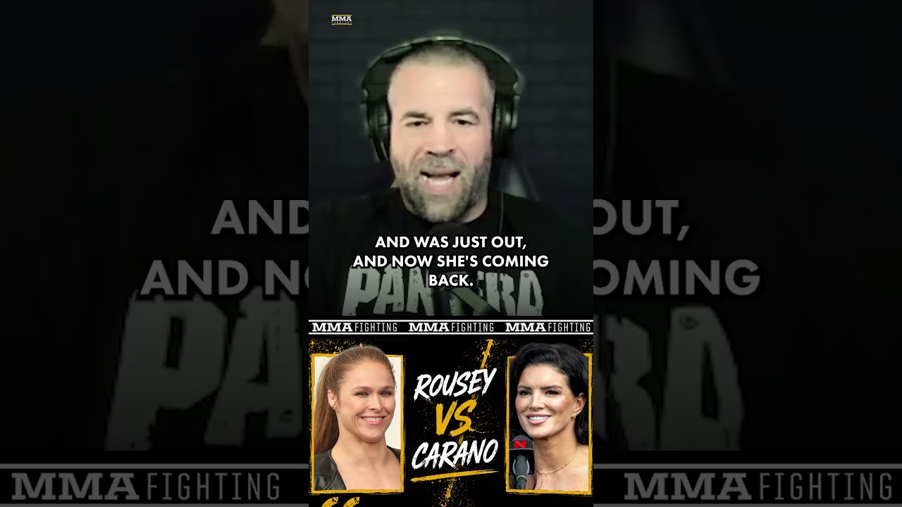 ‘It will be ugly': Matt Brown PREDICTS Gina Carano to beat Ronda Rousey ...